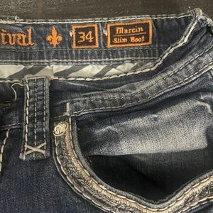 34-30 Rock Revival Slim Boot